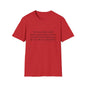 Inspirational Unisex T-Shirt, Gift for Soldiers