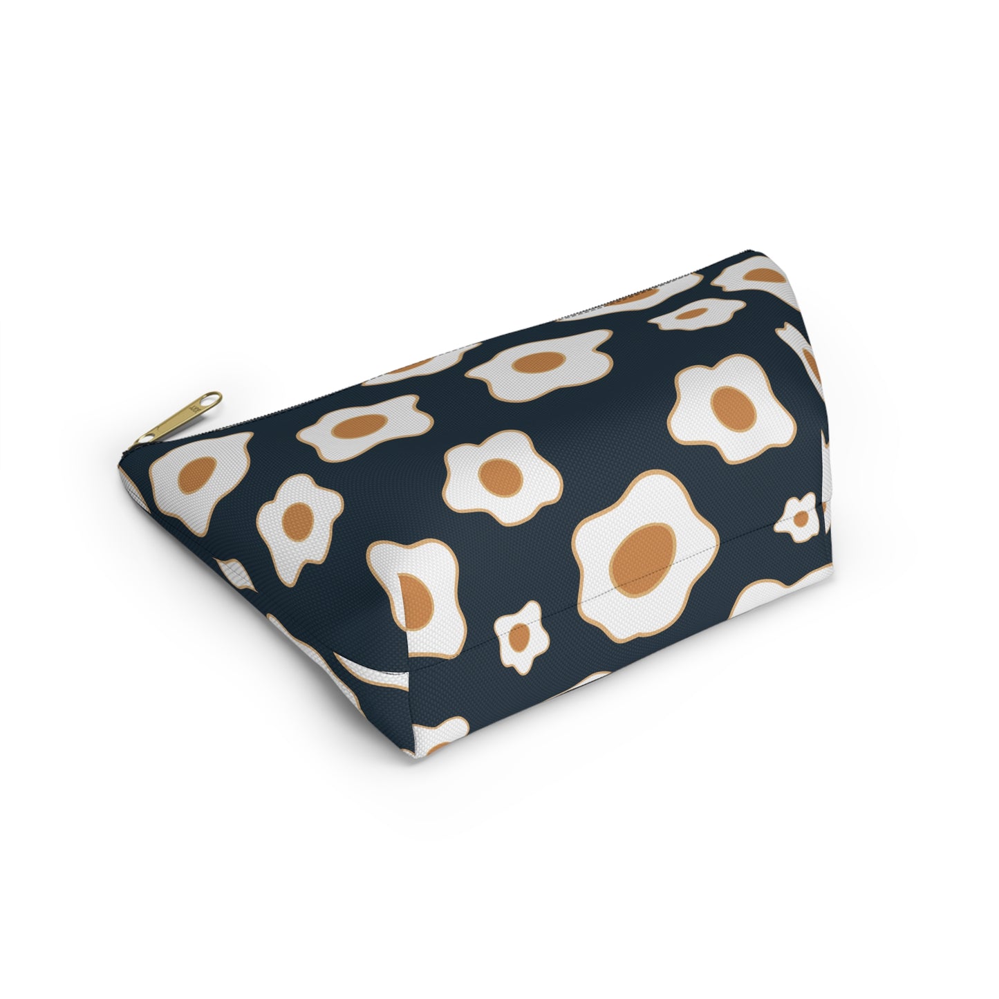Egg Pattern Accessory Pouch | Cute Makeup Bag, Travel Organizer, Gift for Her, Egg Lover, Fun Pouch, Floral Cosmetic Bag