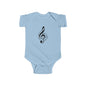 Musical Note Infant Bodysuit Onesie