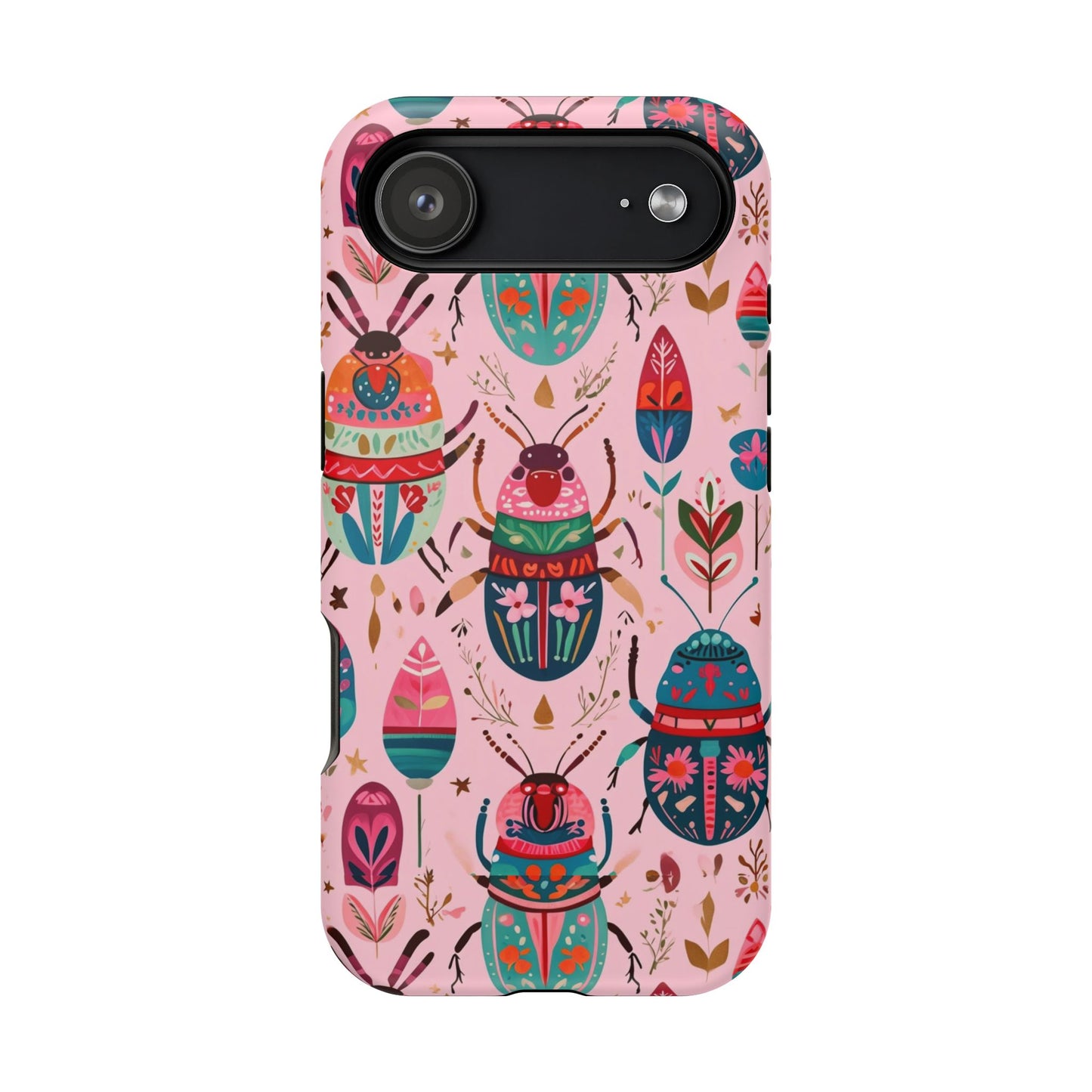 Phone Case — Colorful Boho Beetle Magnetic Impact-Resistant Cover