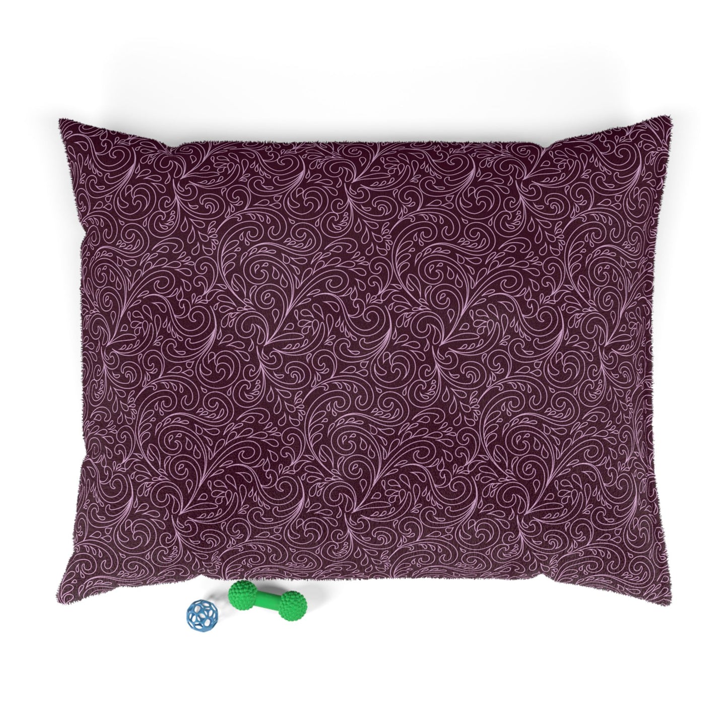 Luxurious Pet Bed with Swirly Design, Cozy Pet Bed, Dog Bed, Cat Bed, Plush Pet Cushion, Stylish Pet Decor