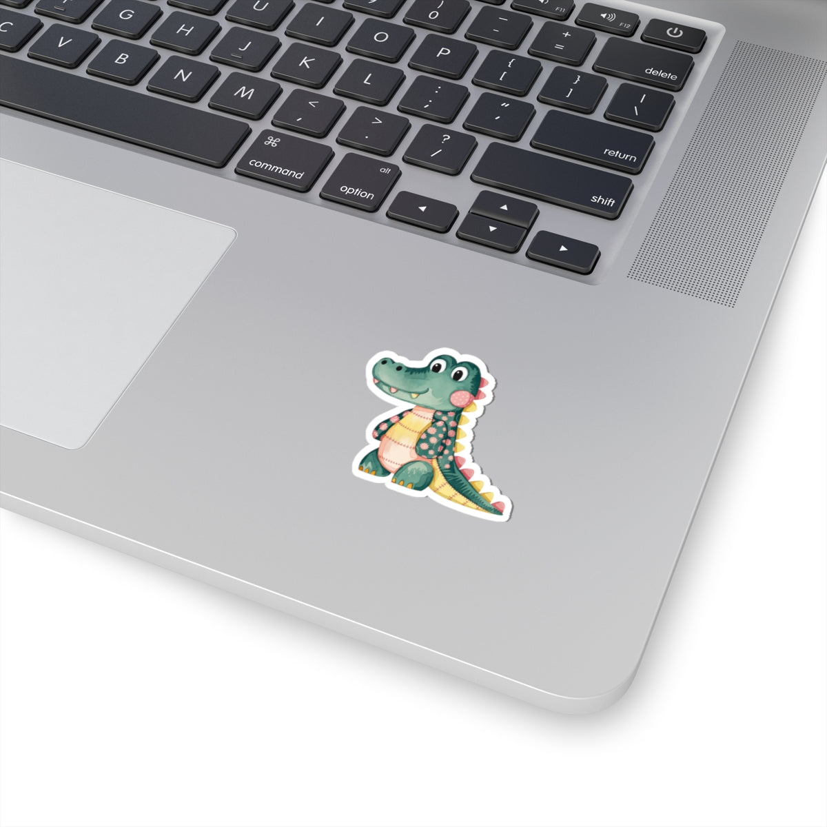 Cute Alligator Kiss-Cut Stickers, Kids Party Favors, Fun Decor, Laptop Stickers, Eco-Friendly Gift, Children's Room Decor