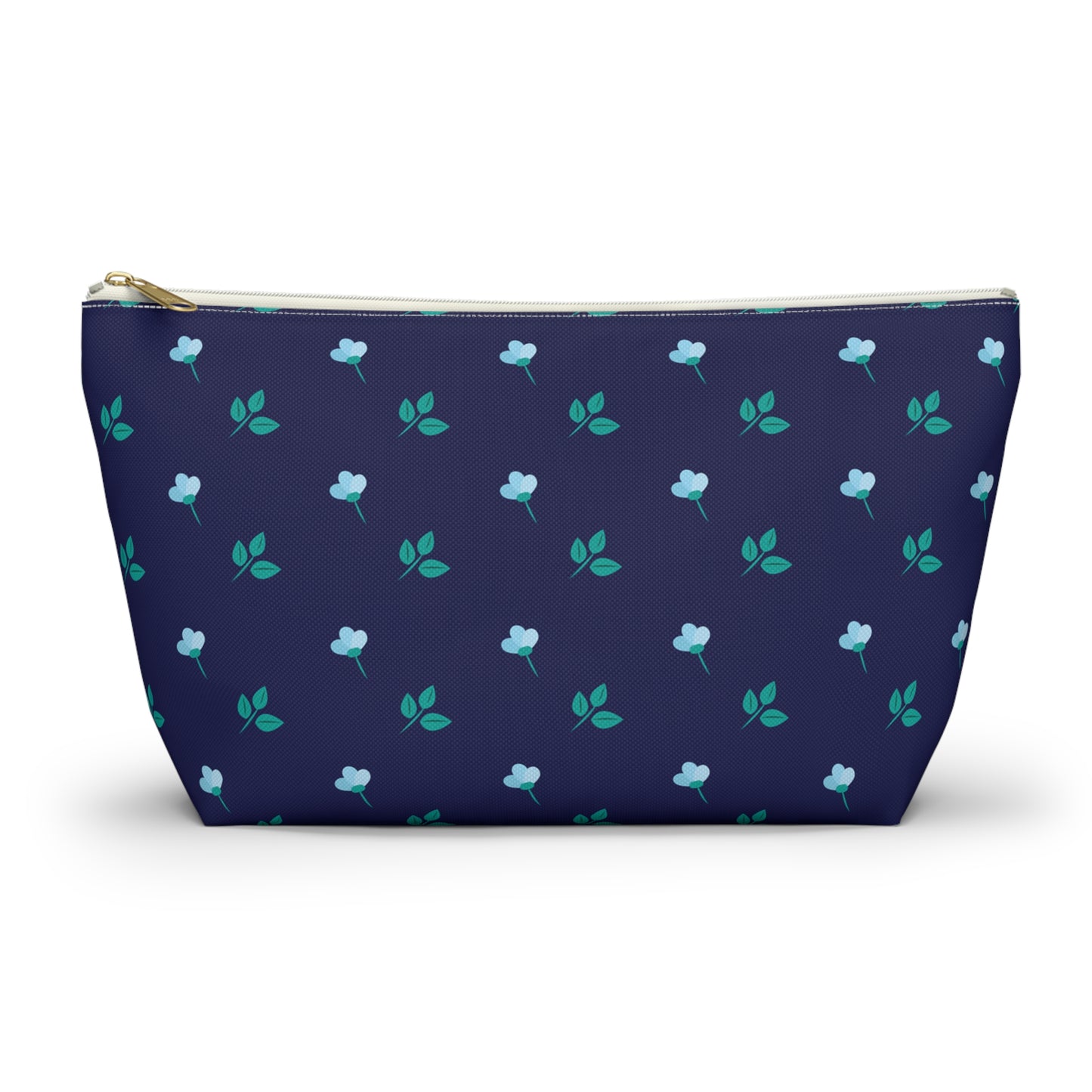 Floral Accessory Pouch, Botanical Makeup Bag, Travel Organizer, Gift for Her, Floral Design Pouch, Everyday Essentials