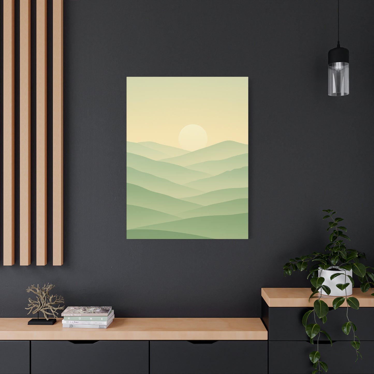 Matte Canvas, Stretched, 1.25" Sunset or Sunrise