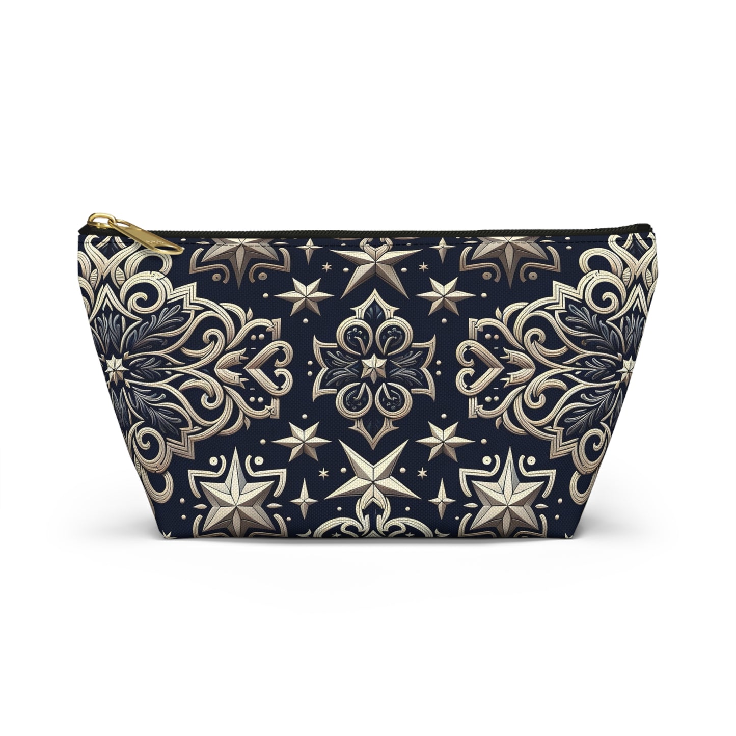 Elegant Starry Pattern Accessory Pouch | Makeup Bag, Travel Organizer, Gift for Her, Stylish Storage, Cosmetology Essentials