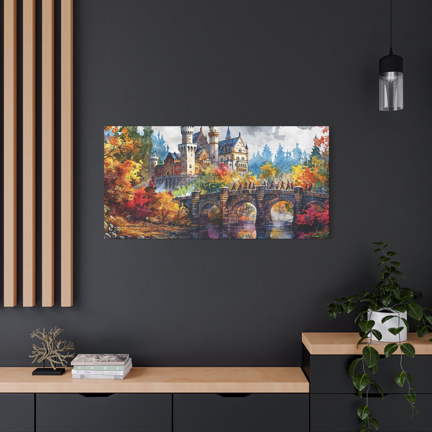Matte Canvas, Stretched, 1.25" - Castle
