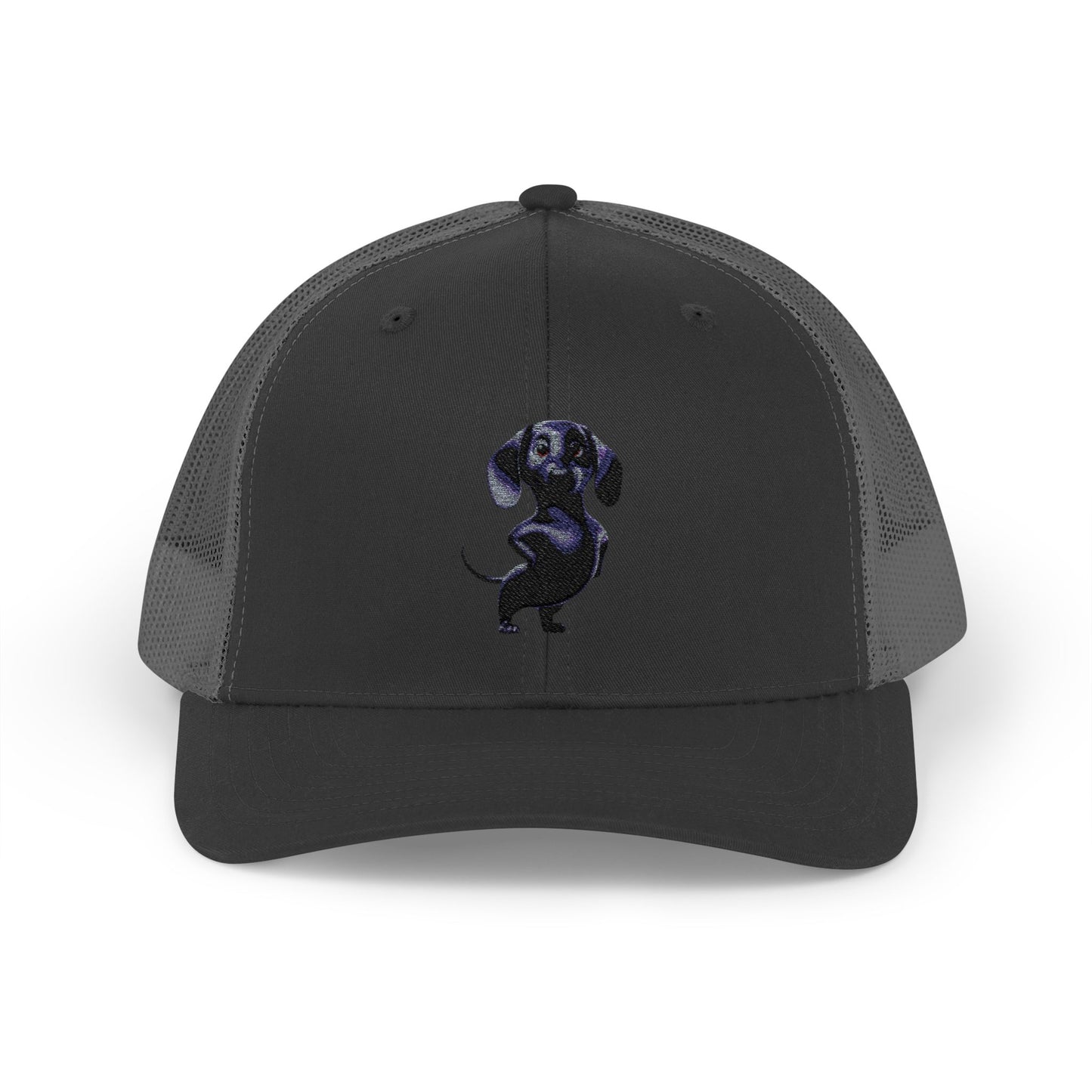 Dachshund Galaxy Trucker Cap – Embroidered Space Sausage Dog Snapback