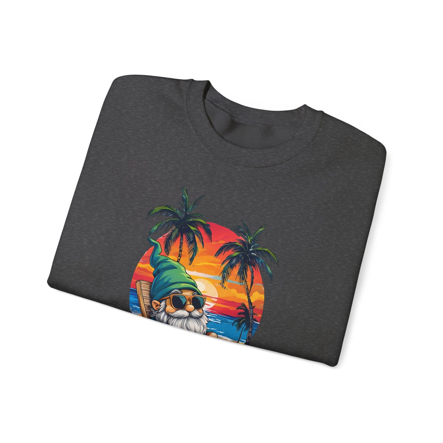 Crewneck — "Weekend Vibes" Tropical Gnome Sweatshirt