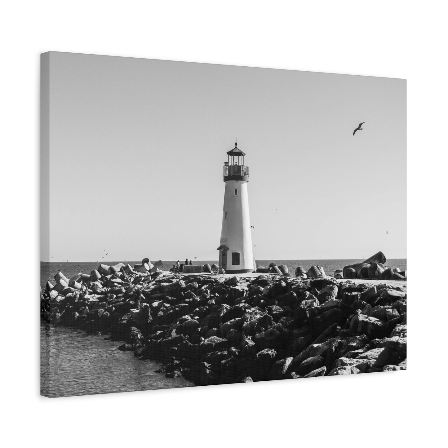 Matte Canvas, Stretched, 1.25" - Lighthouse