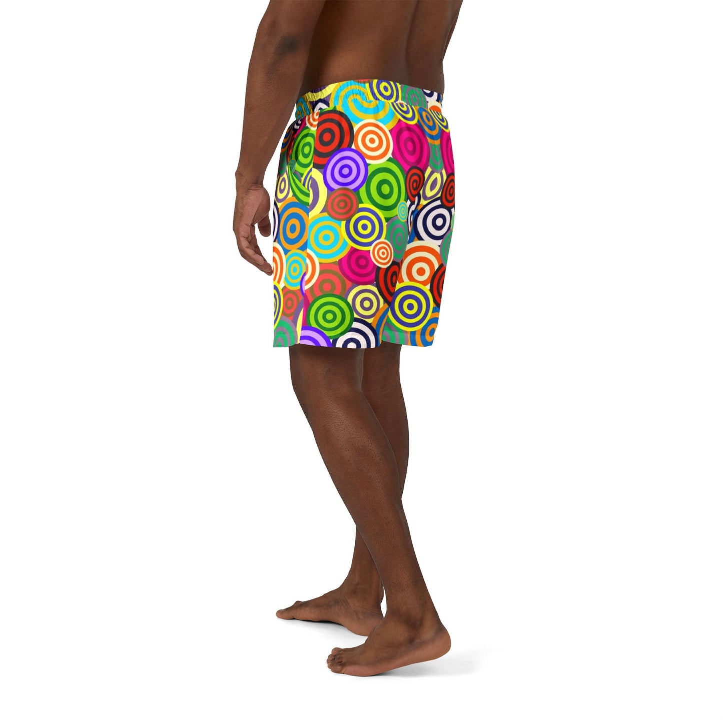 Vibrant Unisex Swim Shorts, Colorful Beachwear for Summer