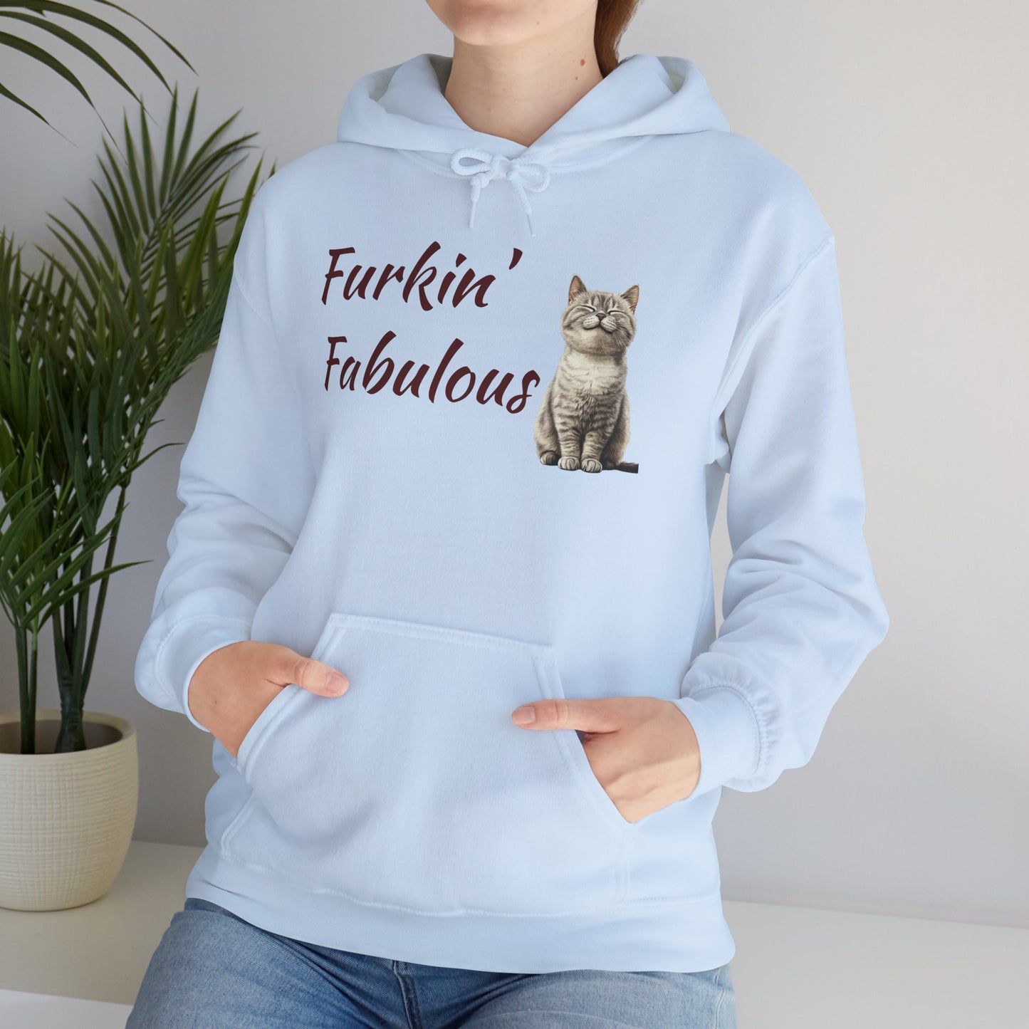 Furkin' Fabulous Cat Hoodie — Cute Kitten Graphic Sweatshirt