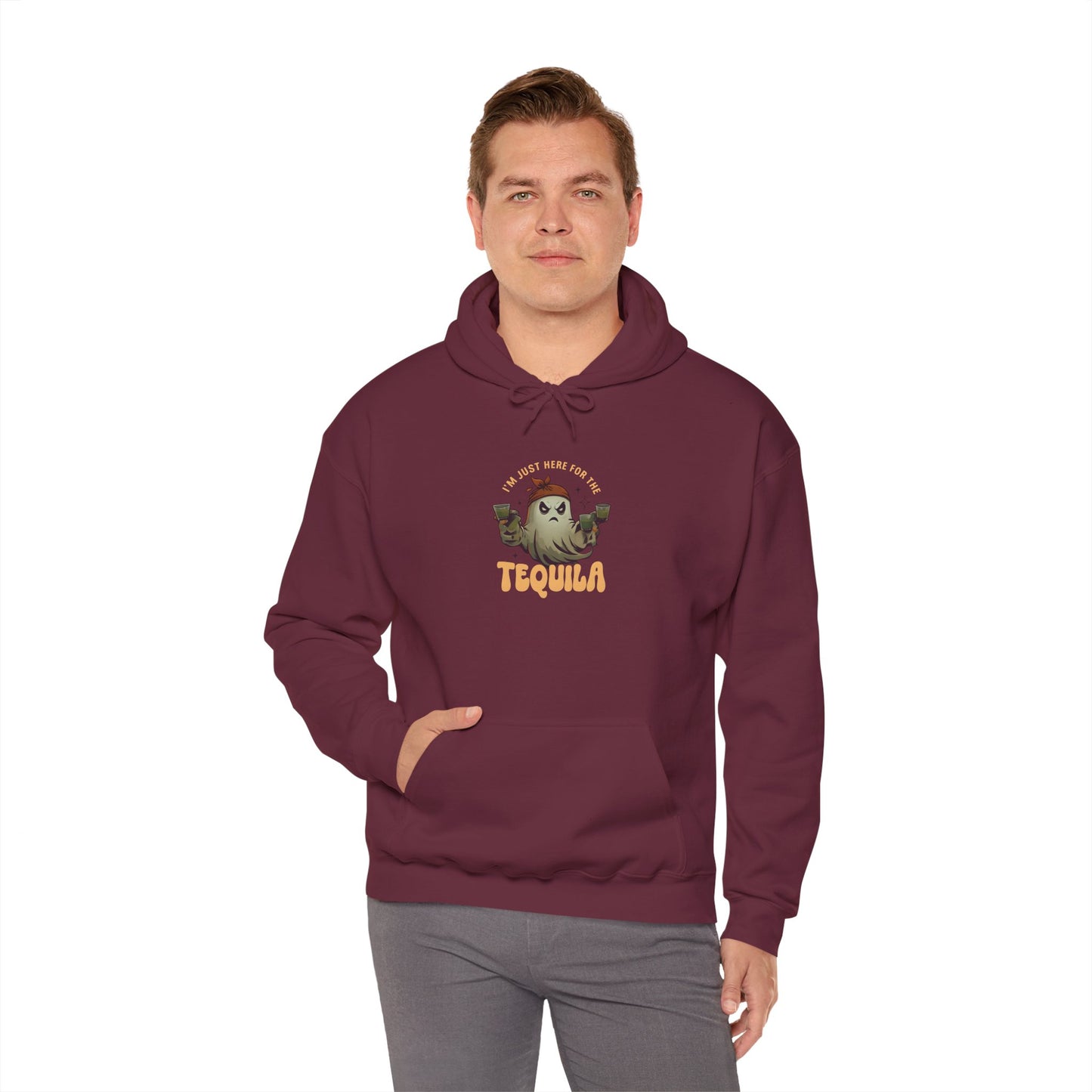 Unisex Heavy Blend™ Hooded Sweatshirt Only here for the Tequila
