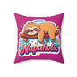 Napaholic Sloth Accent Pillow – Cute Sleeping Sloth Decorative Throw Pillow