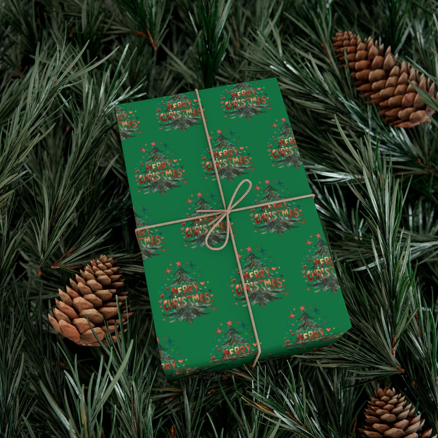 Festive Gift Wrap Papers for Holiday Cheer, Christmas Wrapping Paper, Eco-Friendly Gift Wrap, Decorative Gift Covering, AI Design Inspired