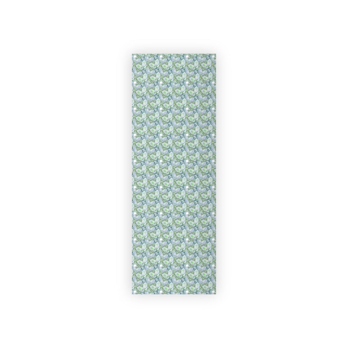 Whimsical Floral Gift Wrapping Paper Roll, Eco-Friendly Wrap, Birthday, Holiday Gifts, Party Supplies, Decorative Wrap, Green Floral Design