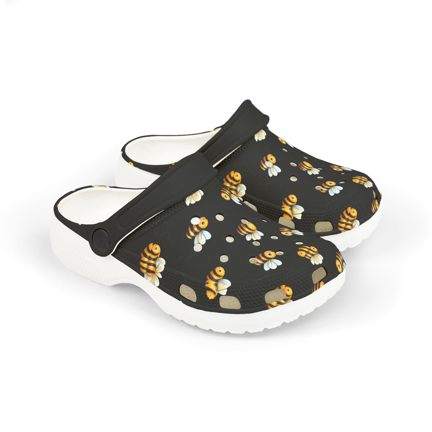 Bee-themed Kid's EVA Foam Clogs
