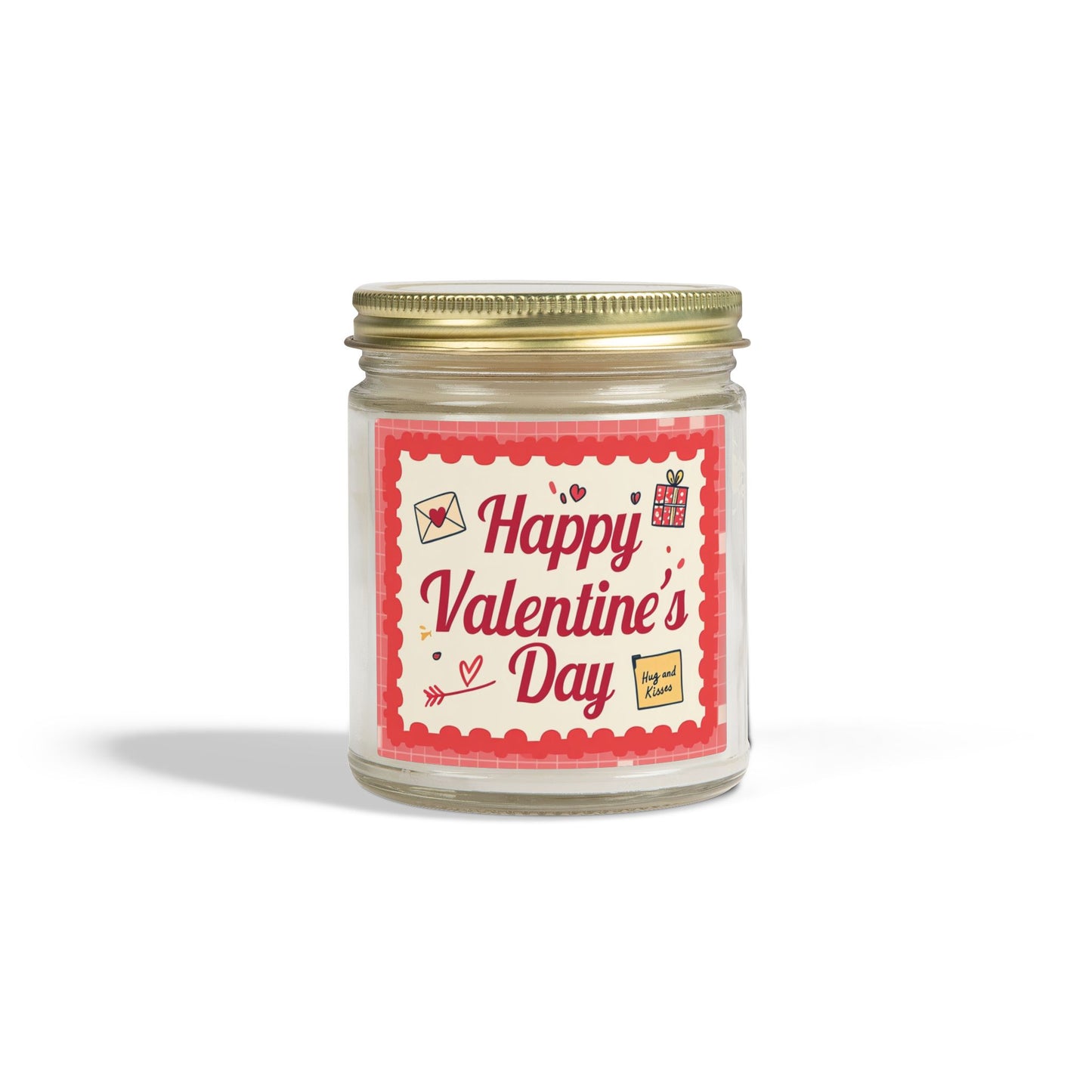 Valentine’s Day Scented Candle — Coconut Apricot Wax (4oz & 9oz)