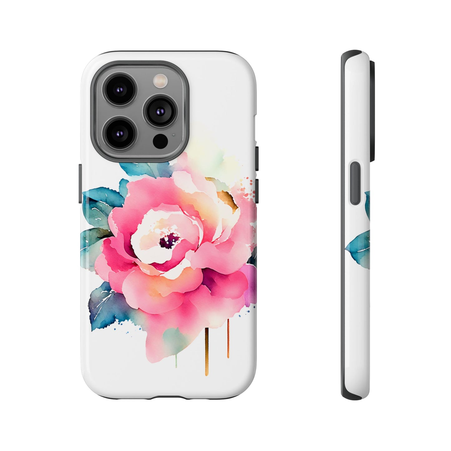 Floral Phone Case - Vibrant Rose Design
