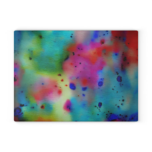 Vibrant Glass Cutting Board, Colorful Kitchen Décor, Unique Gift for Home Chefs, Modern Kitchen Accessory, Artsy Kitchenware, Bright [...]