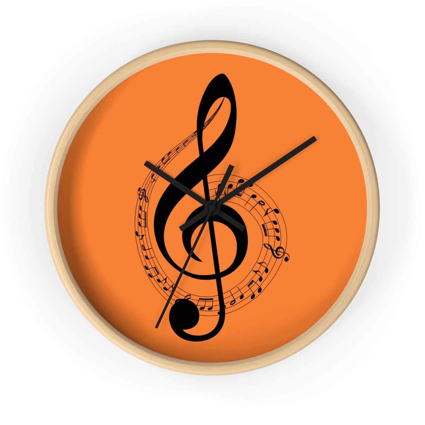 Musical Notes Wall Clock, Perfect Gift for Musicians