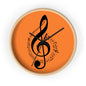 Musical Notes Wall Clock, Perfect Gift for Musicians