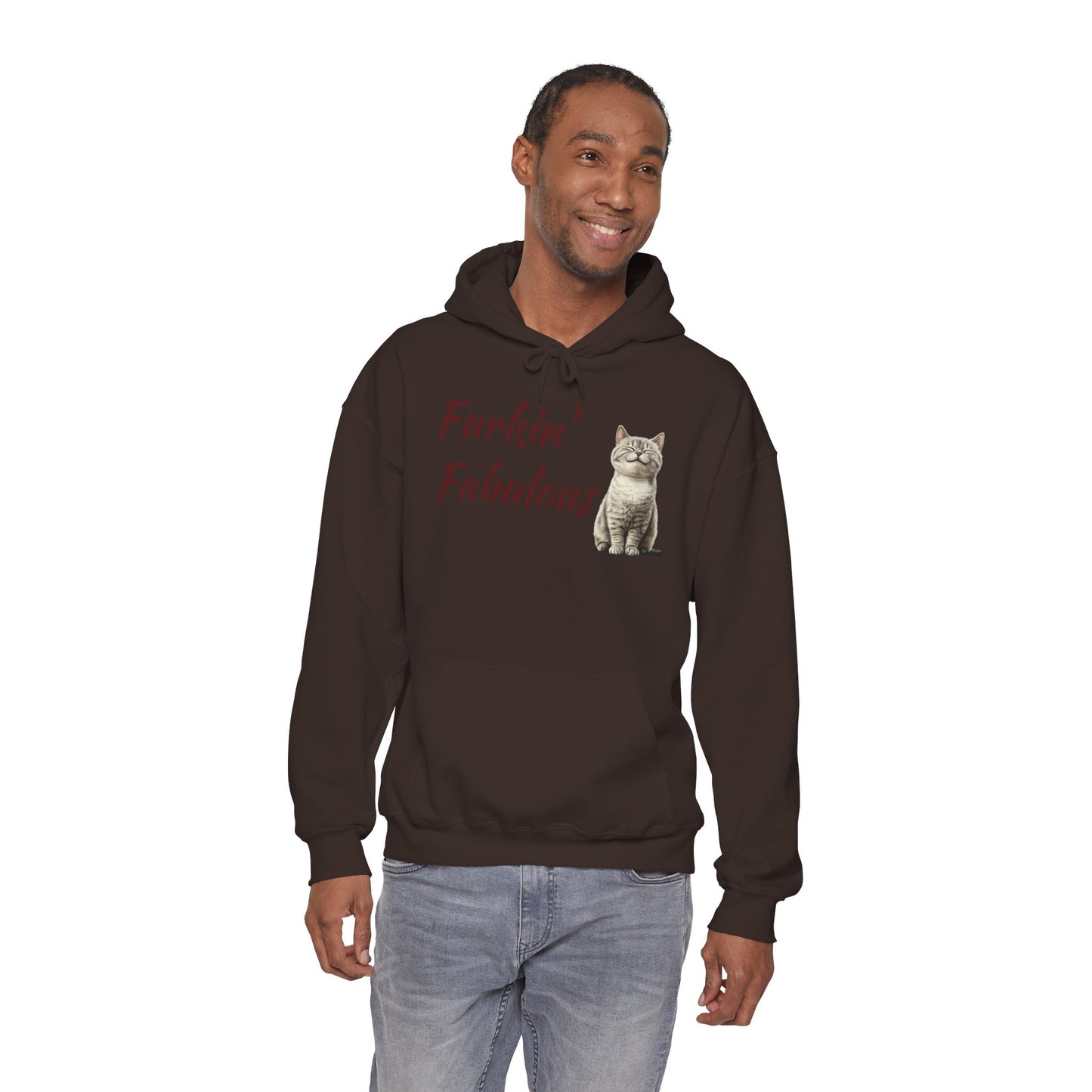 Furkin' Fabulous Cat Hoodie — Cute Kitten Graphic Sweatshirt