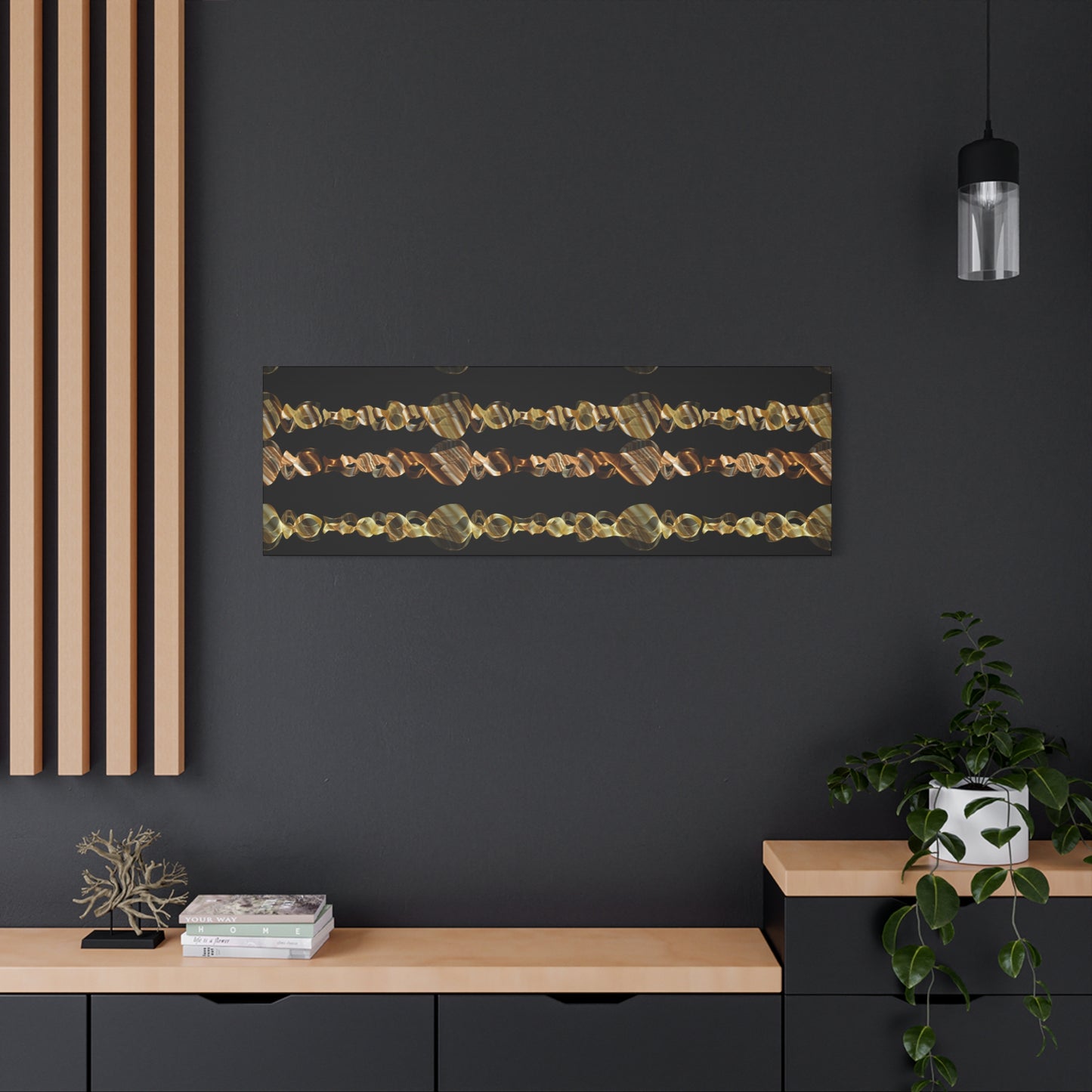 Artistic Canvas Gold and Black