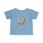 Ice Cream Letter J Infant Tee, Cute Baby Shirt, Kids Birthday Gift, Summer Outfit, Personalized Toddler Gift