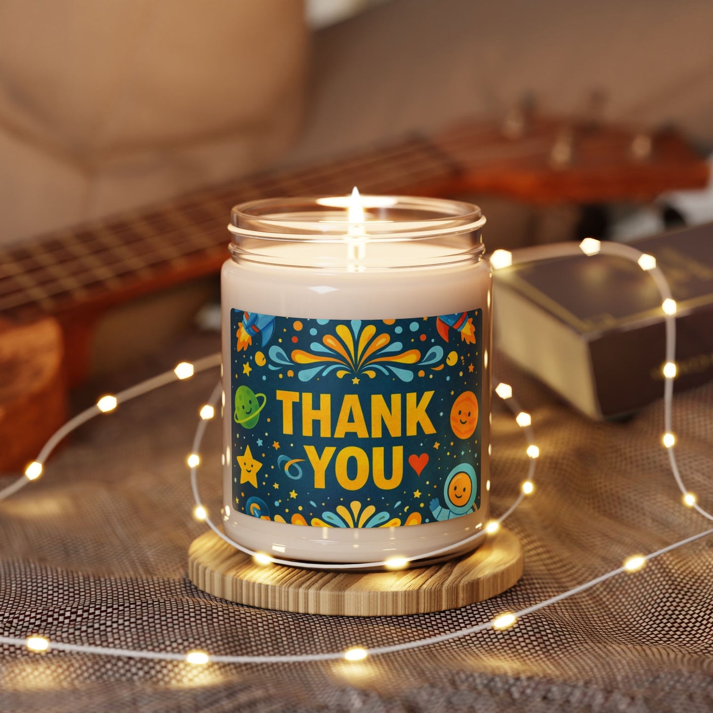 Thank You Scented Soy Candle — 9oz Gratitude Gift Jar