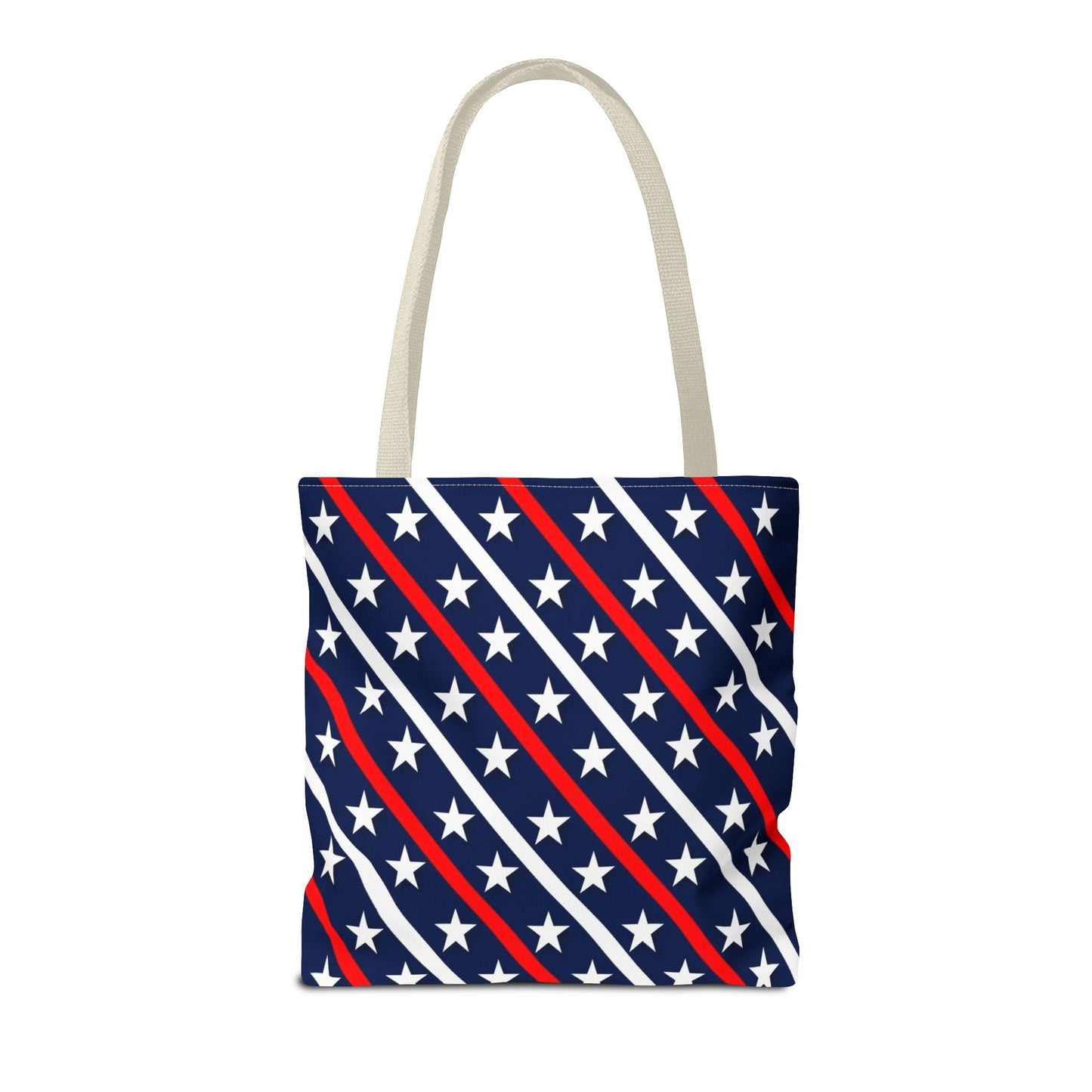 Patriotic Tote Bag, USA Flag Inspired