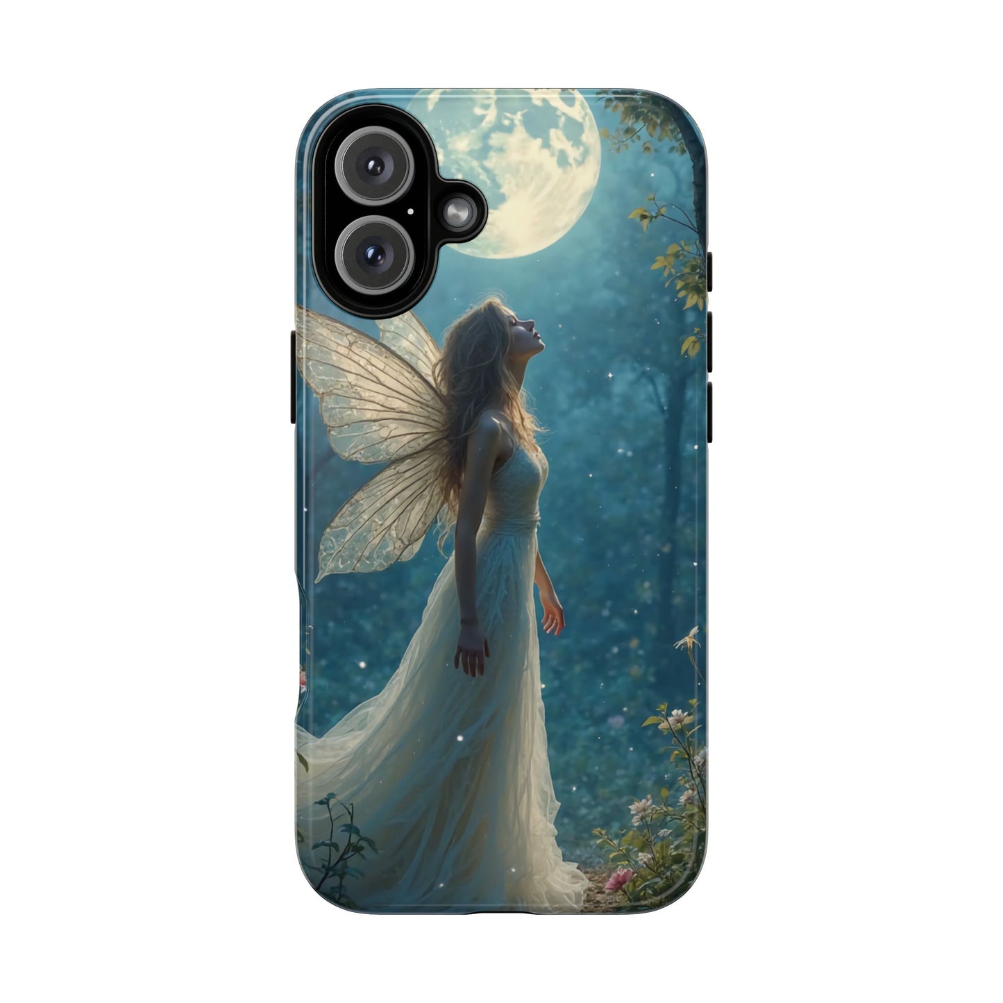Fairy Moon Phone Case | Tough Cases for Nature Lovers, Fantasy Gift, Boho Phone Accessory, Ethereal Aesthetic, Magical Design