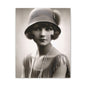 Vintage 1920s Flapper Portrait Canvas
