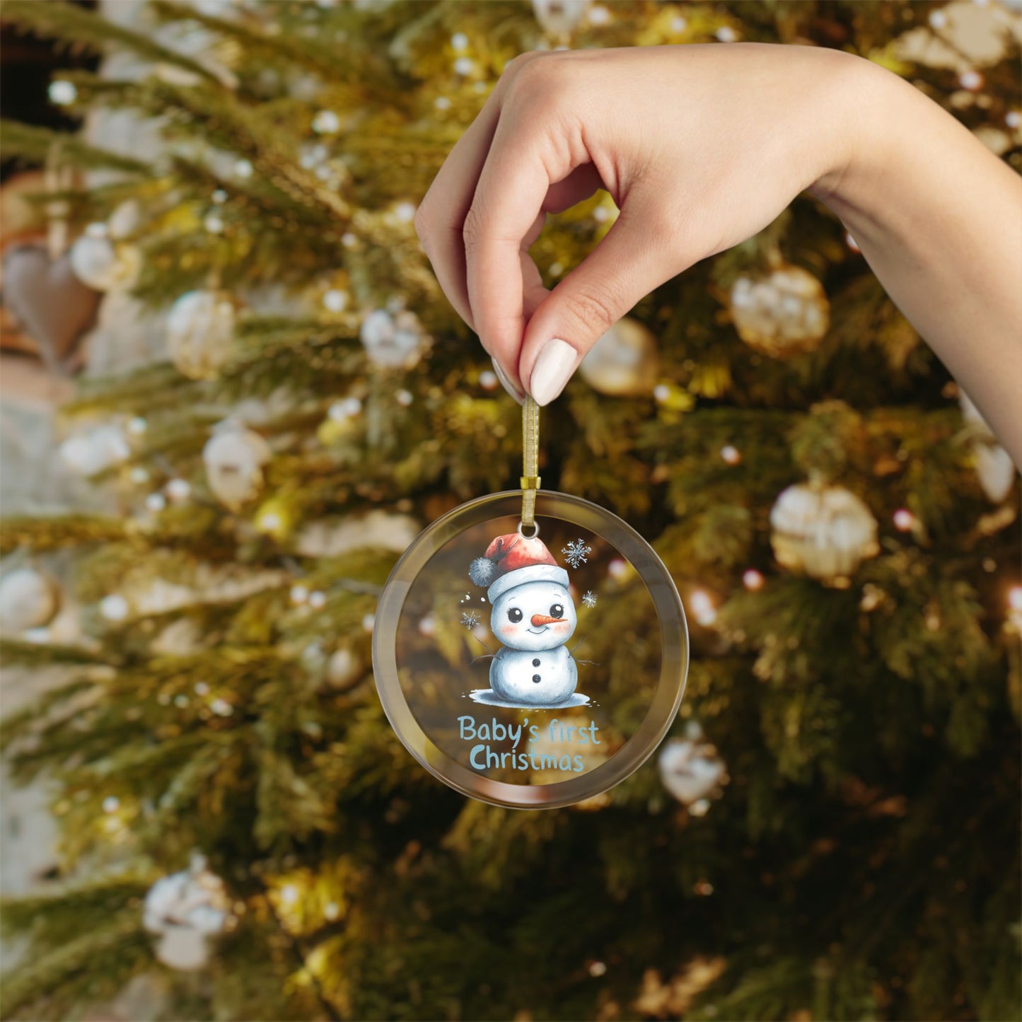 Glass Ornaments Baby's First Christmas