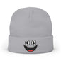 Smiley Face Knit Beanie - Cozy Winter Hat for Kids & Adults, Cute Gift for Birthdays, Holidays, Winter Fun