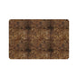 Brown Marble Pet Food Mat (12x18) — Non-Slip Waterproof Feeding Placemat for Cats & Dogs