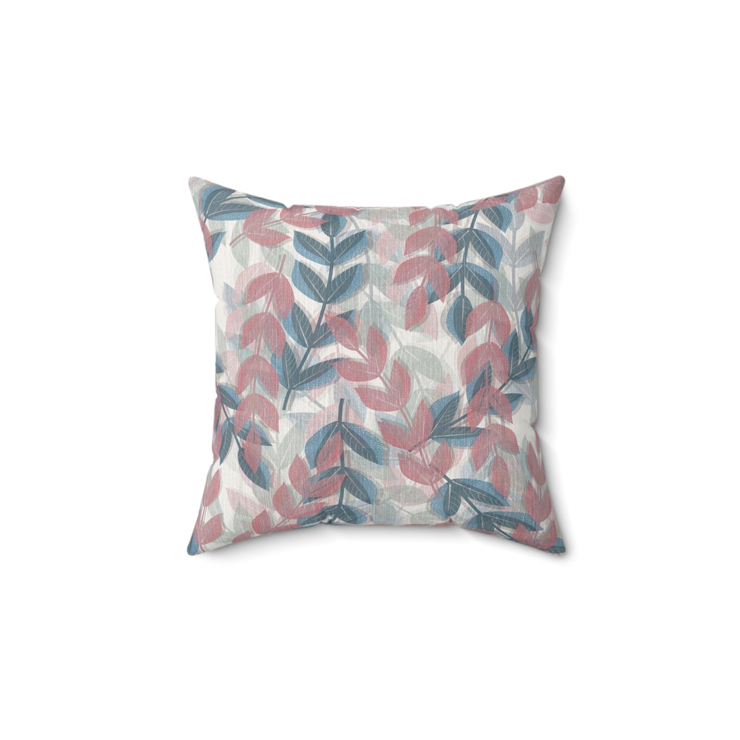 Boho Leaf Print Pillow | Cozy Decorative Cushion for Home Decor, Gift for Housewarming, Nature Lovers, Bohemian Style