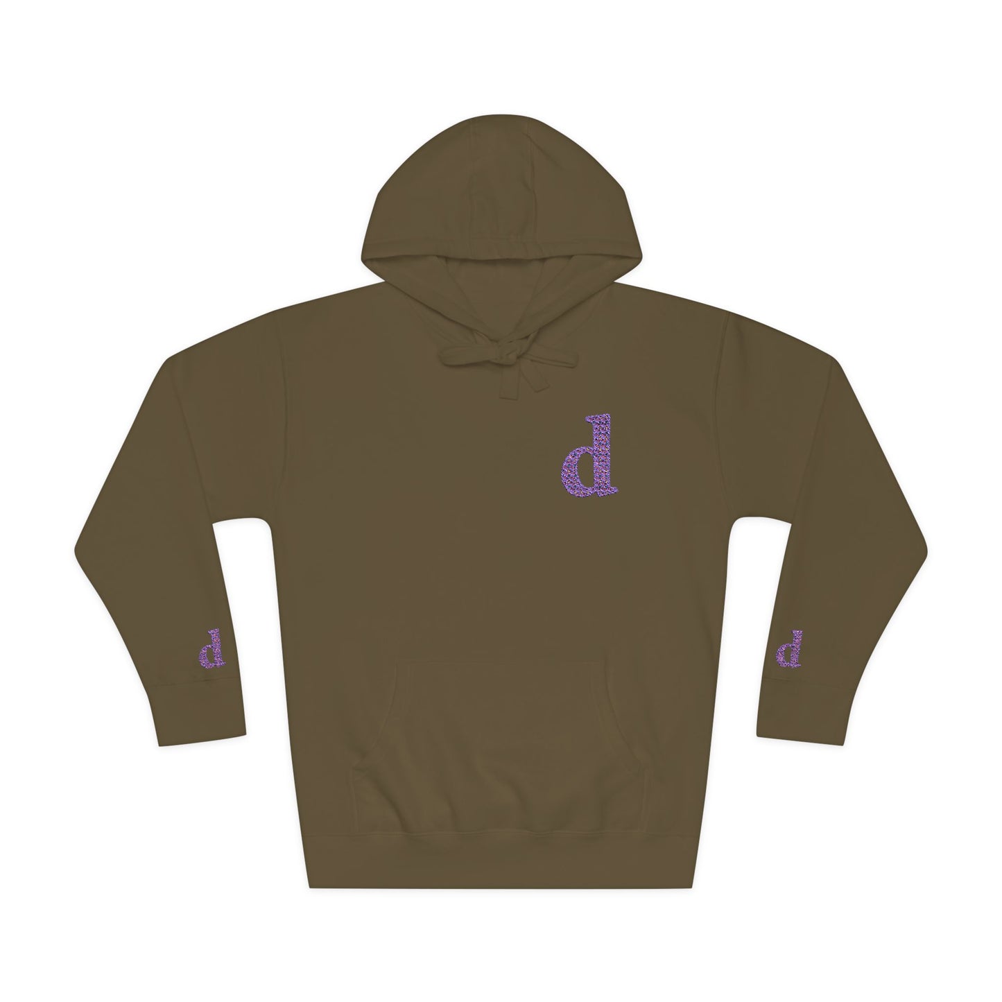 Floral Initial Unisex Fleece Hoodie | Cozy Casual Wear, Gifts for Her, Monogrammed Hooded Sweatshirt, Fall Fashion, Birthday Present