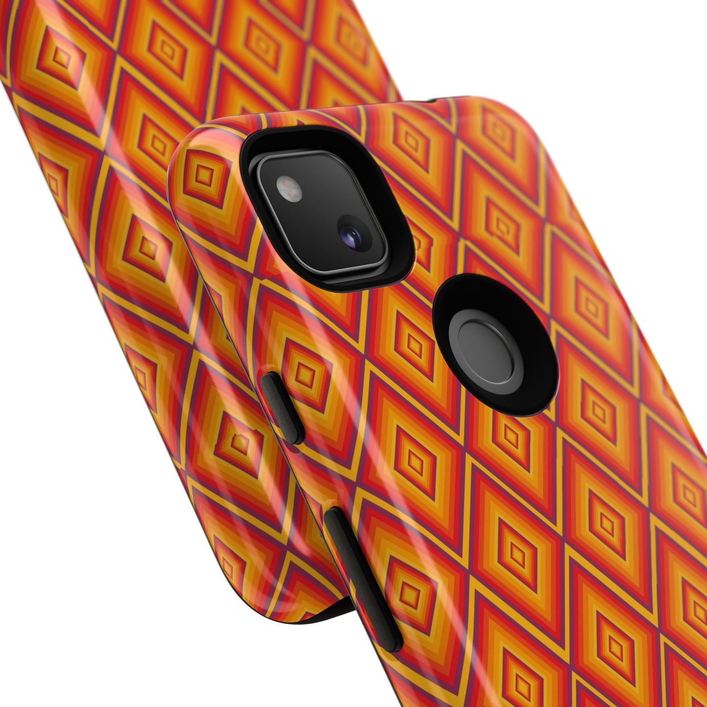 Geometric Phone Case, Tough Cases for Protection, Stylish Smartphone Cover, Vibrant Patterned Phone Accessory, Unique Gift Idea, [...]