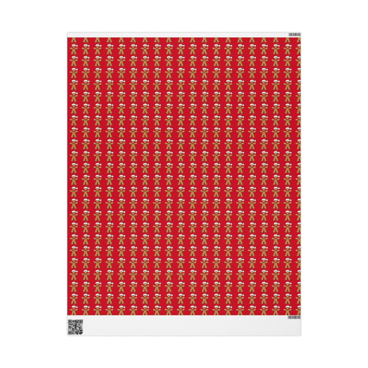 Festive Wrapping Paper for Gift-Giving, Christmas Wrap, Holiday Decorations, Gift Wrap for Birthdays, Gingerbread Theme