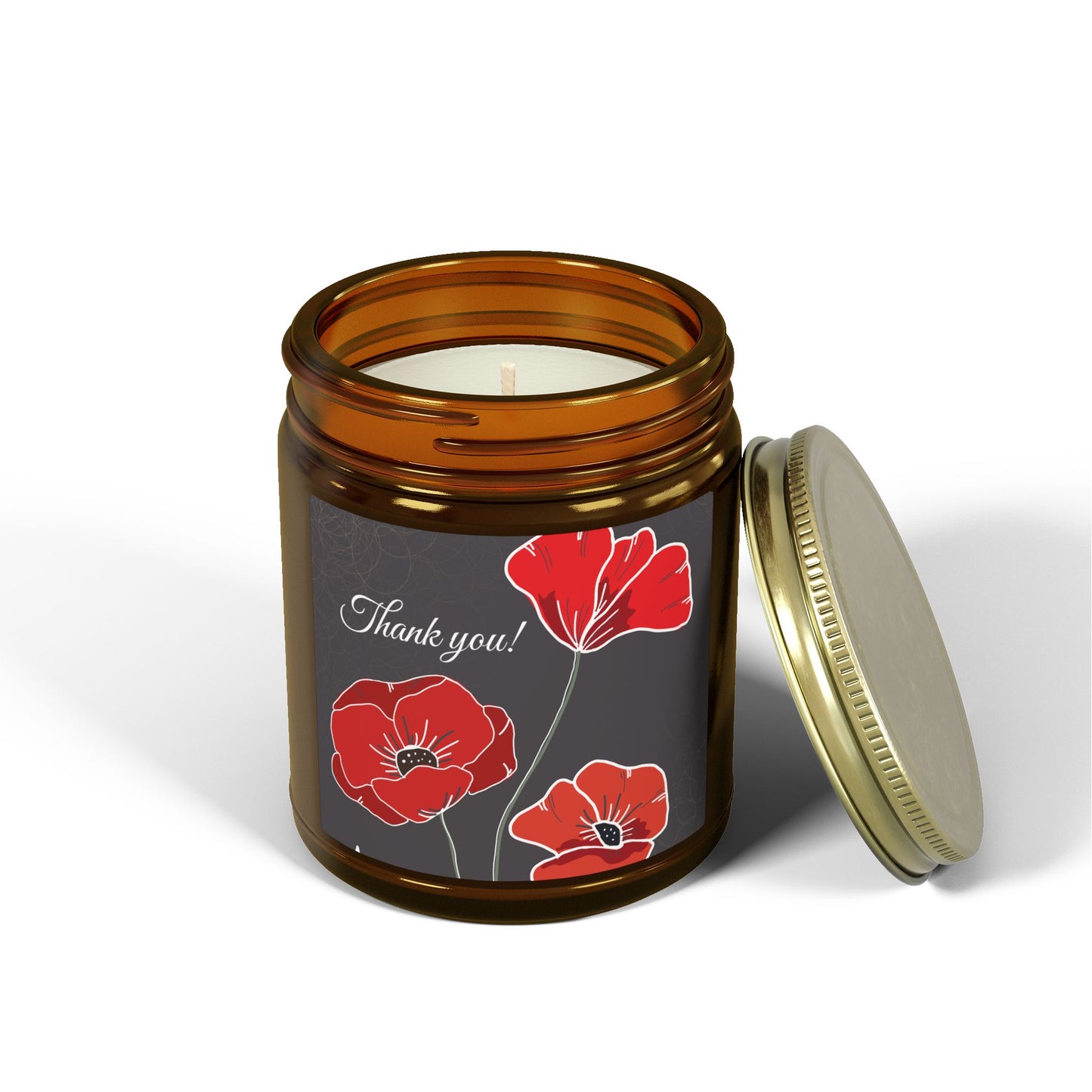 Scented Candles, Coconut Apricot Wax (4oz, 9oz)