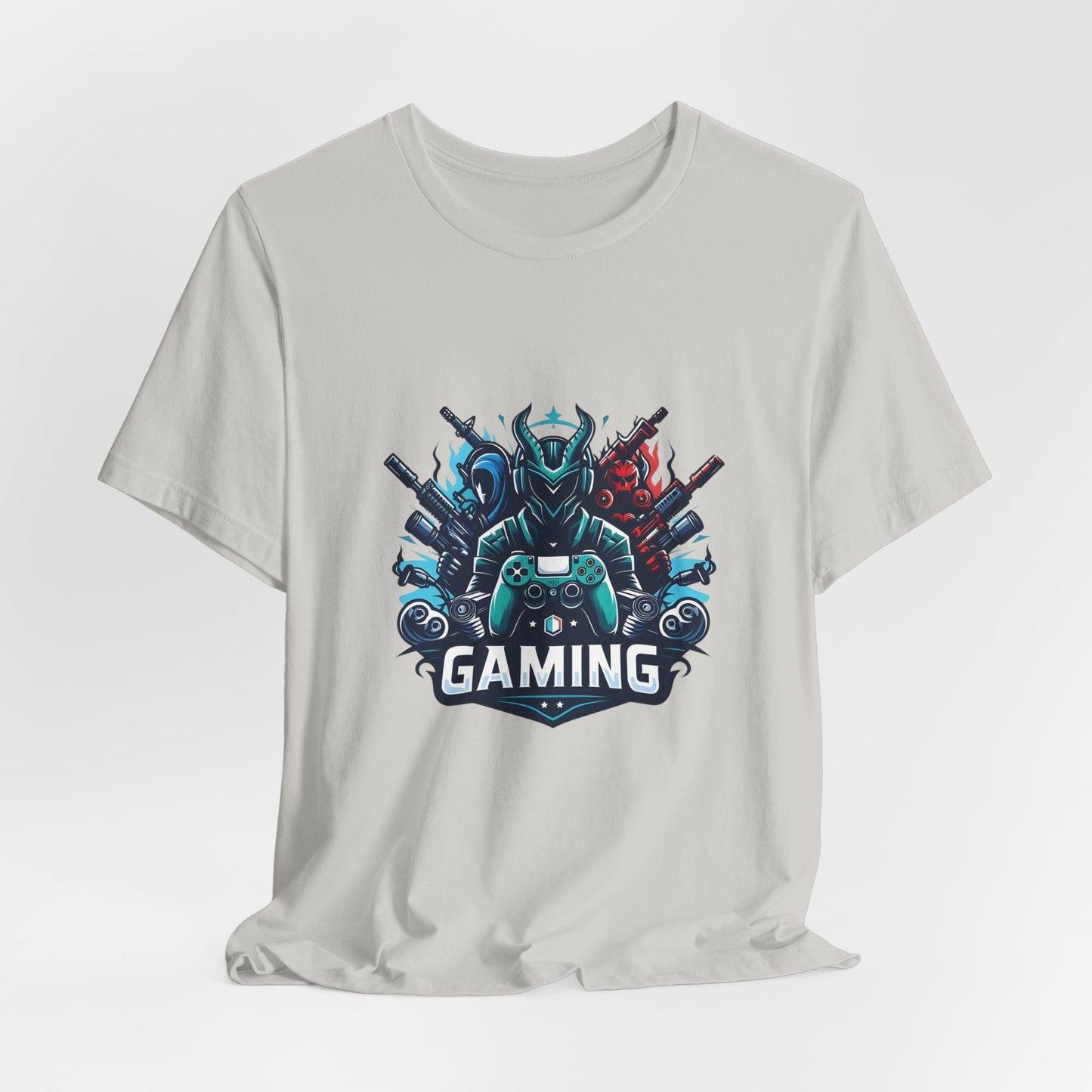 Gaming Controller Emblem Tee — Esports Gamer Graphic T-Shirt