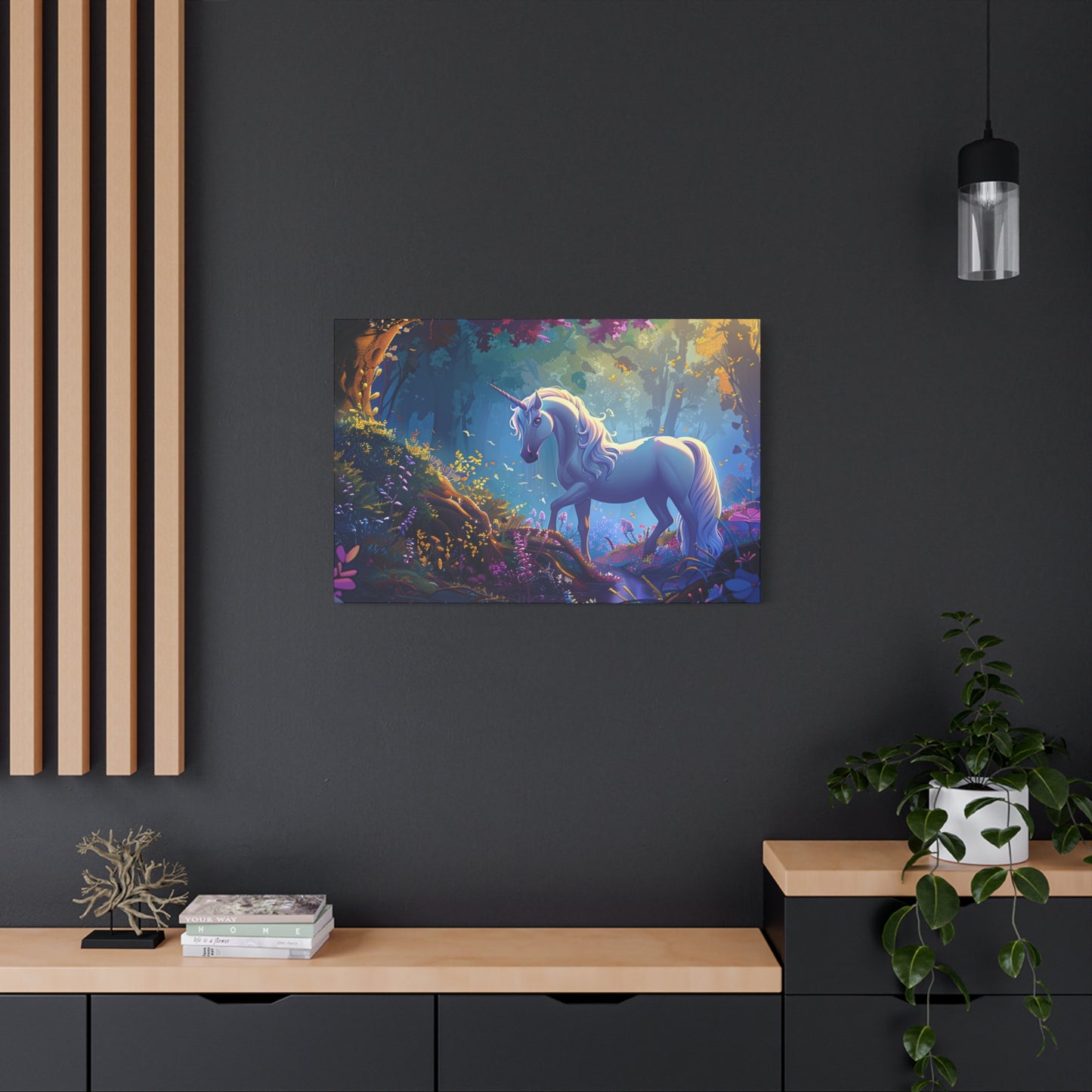 Matte Canvas, Stretched, 1.25" - Unicorn