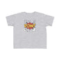 Superhero Toddler Tee, Cute Kids Shirt, POW Graphic T-Shirt, Fun Children's Wear, Birthday Gift, Playtime Outfit