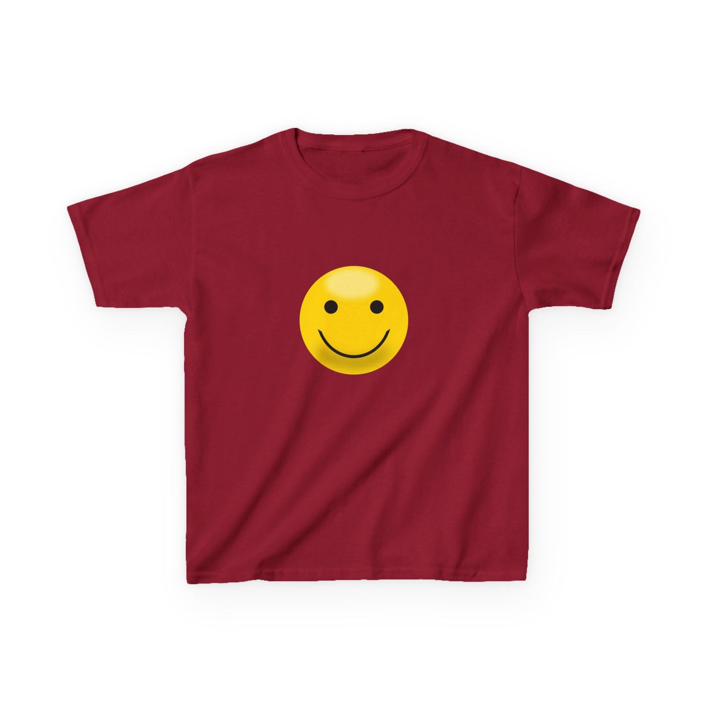 Kids Smiley Face Tee - Fun Cotton Shirt for Kids