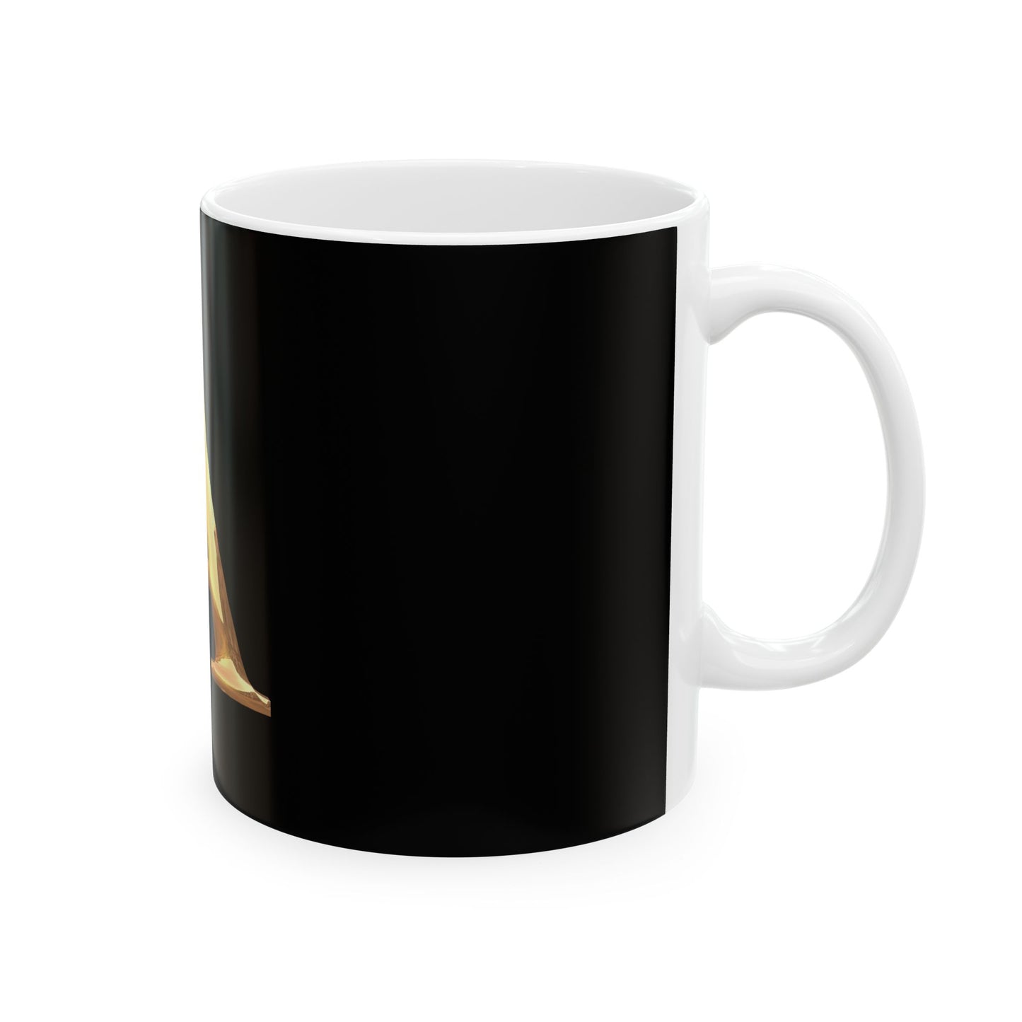 Elegant Personalized Ceramic Mug with Initial, Custom Coffee Cup, Unique Gift for Her, Stylish Kitchen Decor, Monogrammed Drinkware