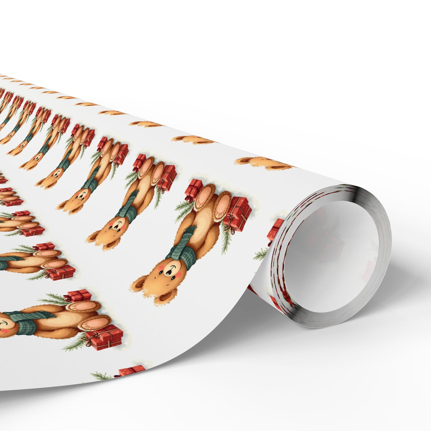 Teddy Bear Bouquet Wrapping Paper – Cute Kids Gift Wrap Roll