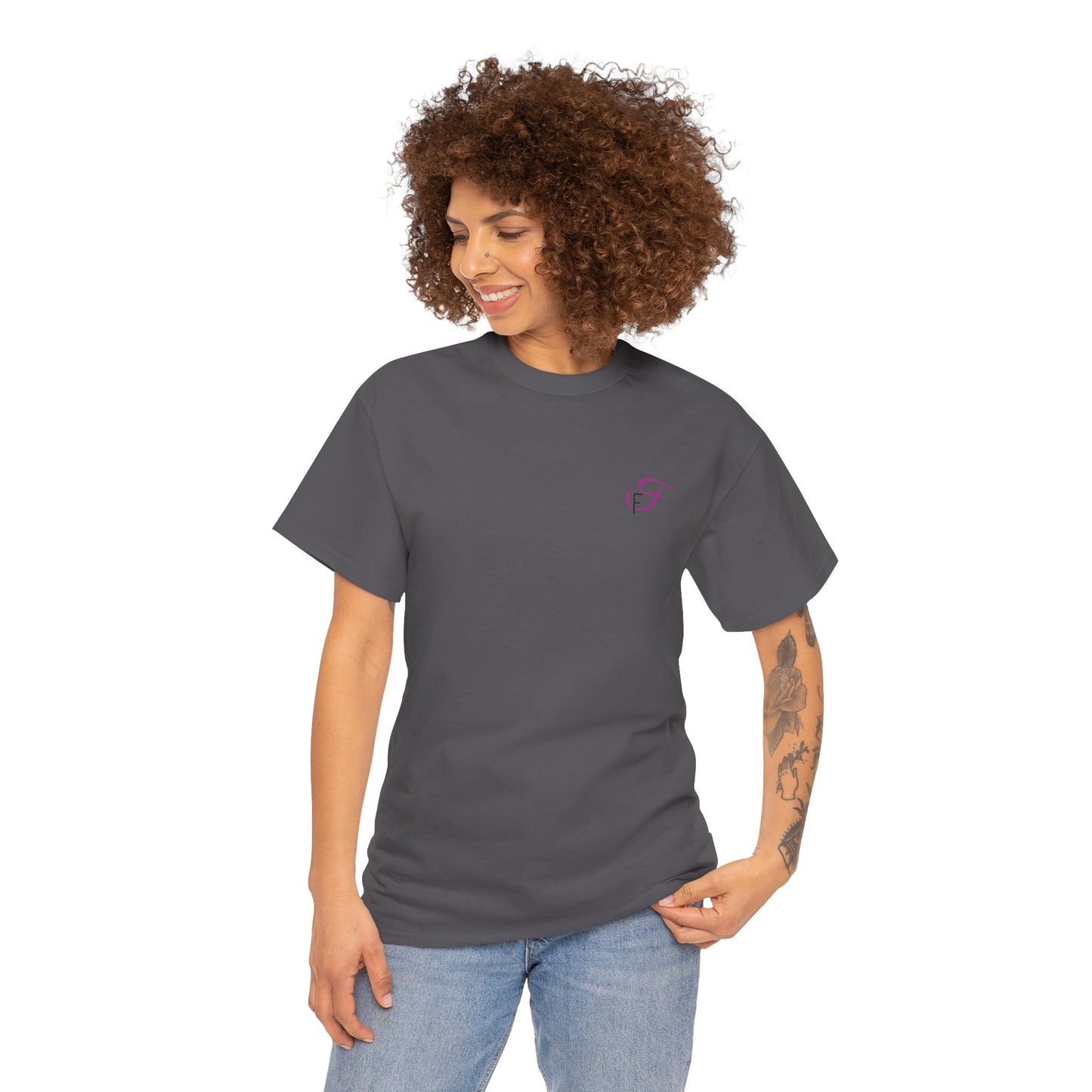 Funkin' Fabulous Tee — Pink Gown Illustration Women's Empowerment T‑Shirt