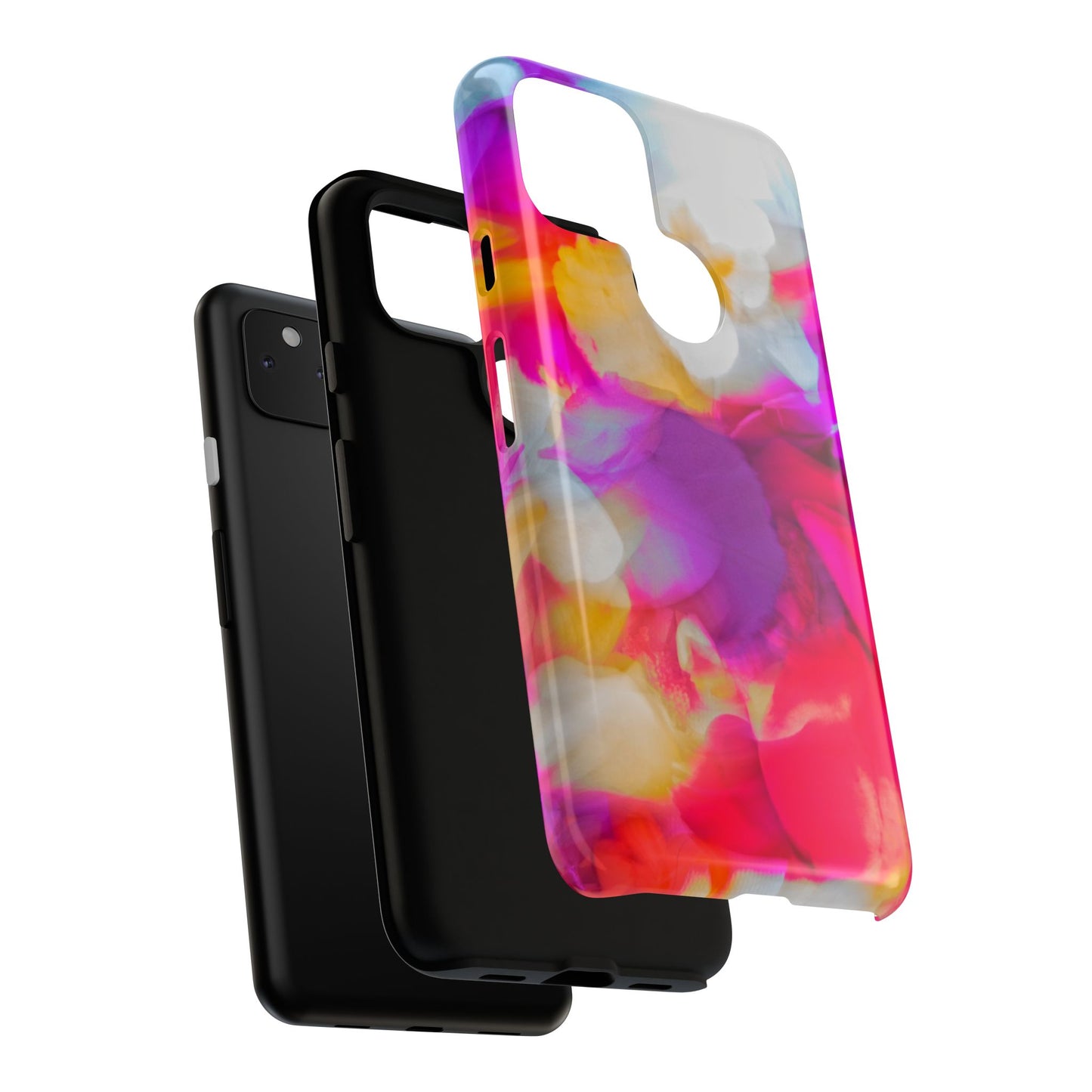 Floral Phone Case: Stylish Art for Your Device, Tough Cases, Gift for Her, Flower Print, Trendy Accessories, Phone Protection