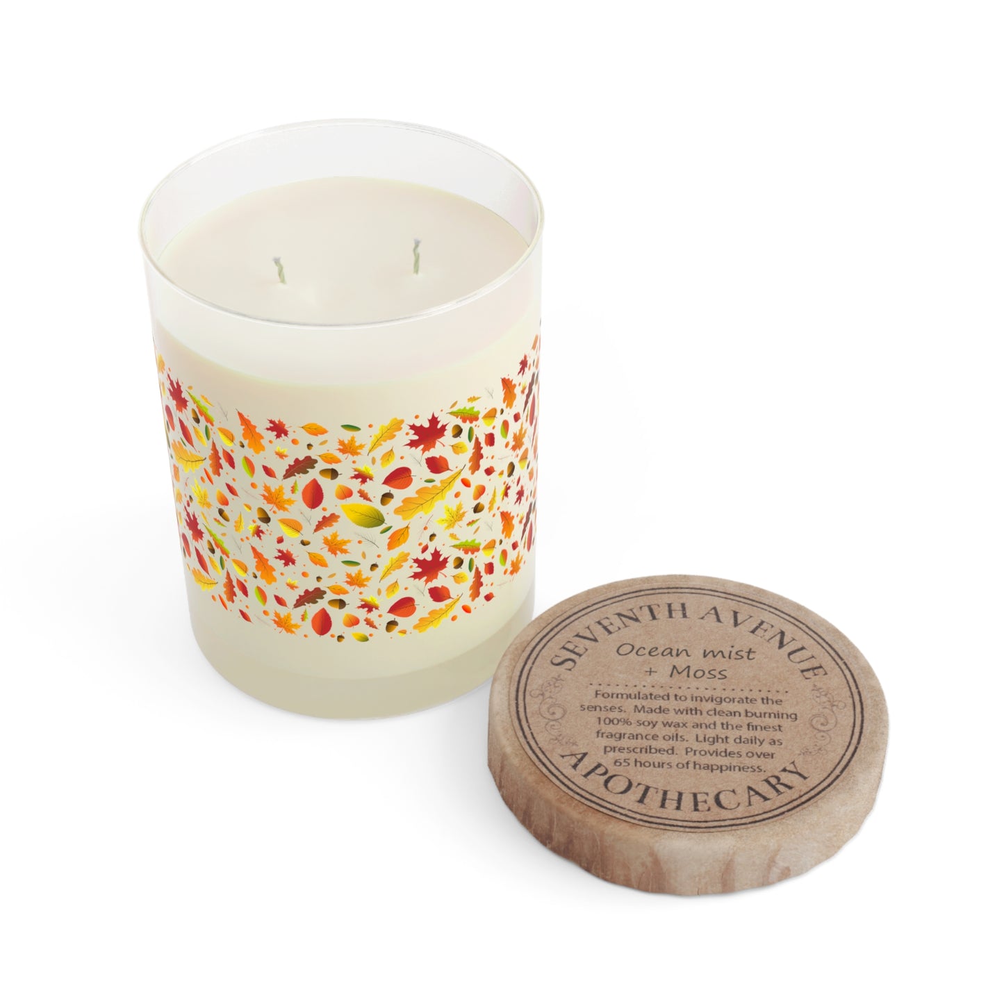 Fall Aromatherapy Candle, Cozy Home Decor, Seasonal Scented Candle Gift, Eco-friendly Soy Wax, Autumn Celebration