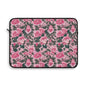 Floral Laptop Sleeve - Elegant Rose Design, Computer Case, Gifts for Her, Stylish Office Accessory, Mother's Day